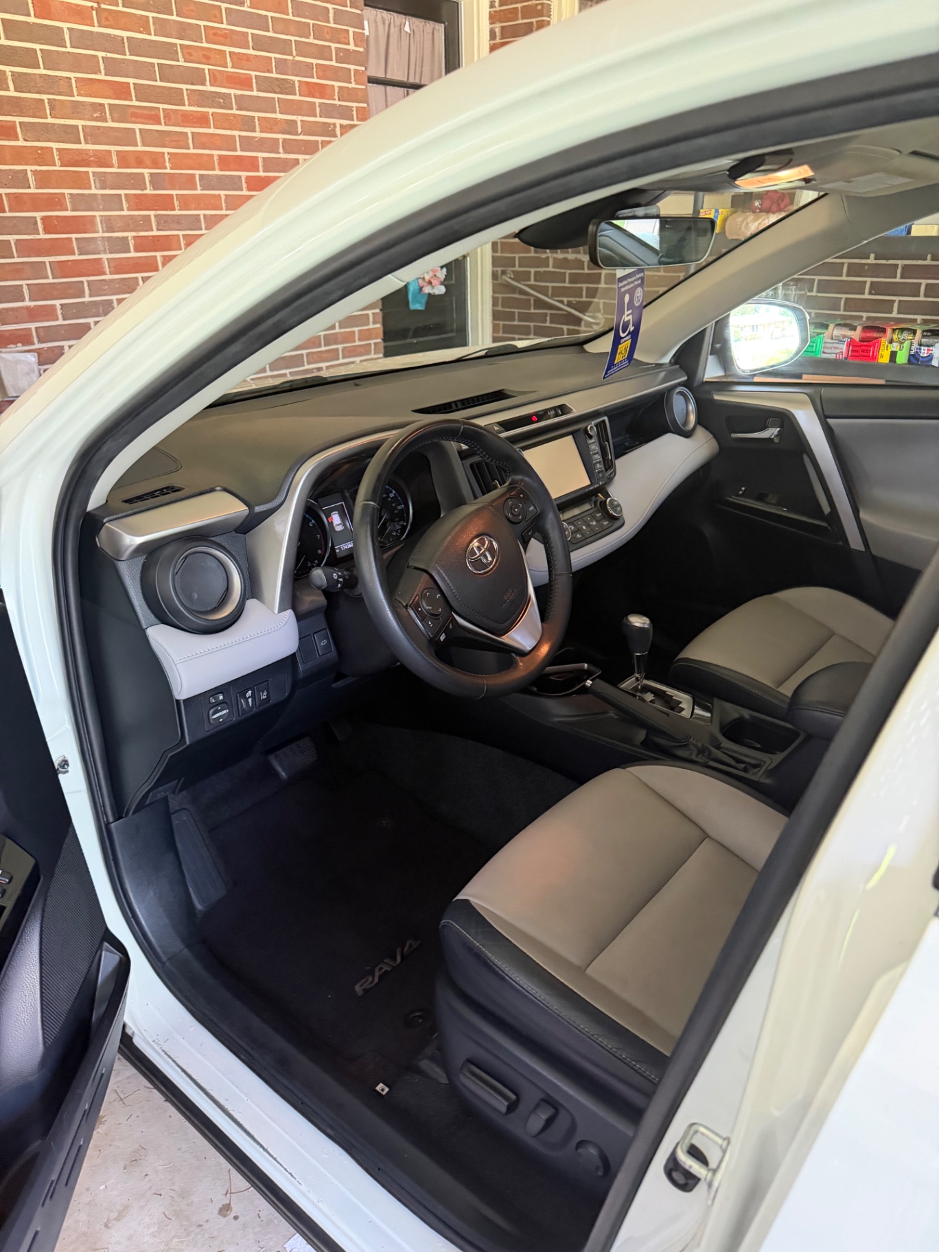 Toyota RAV4 after interior deep clean